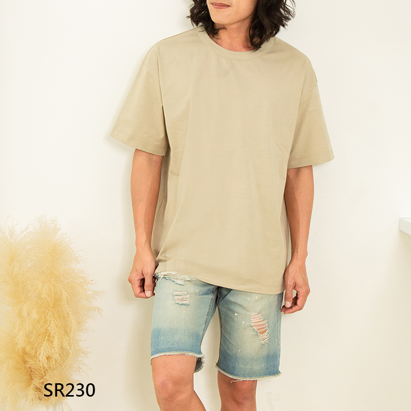 SR230 頂級重磅寬版落肩涼感抗菌T恤款式 11